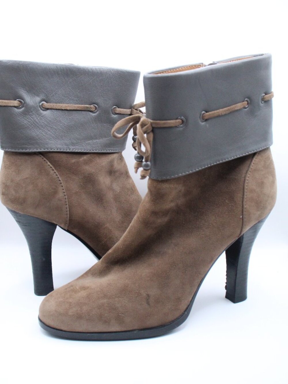 Söfft Ballena Two-Tone Heeled Ankle Boots
